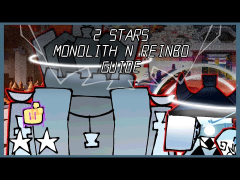 2 Stars MONOLITH & REINBO Guide // Roblox The Battle Bricks 