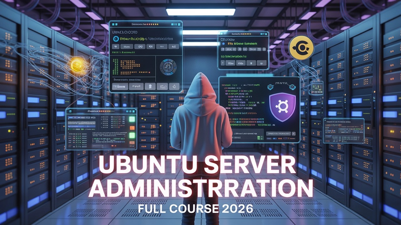 Ubuntu Linux Server Administration Full Course | Complete Beginner to Advanced Guide 2026