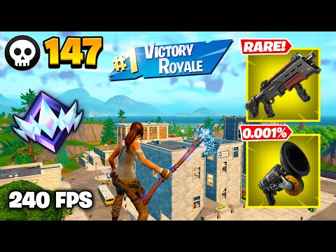 147 Elimination "RANKED RELOAD” Gameplay Wins (Fortnite Chapter 7 Keyboard & Mouse)