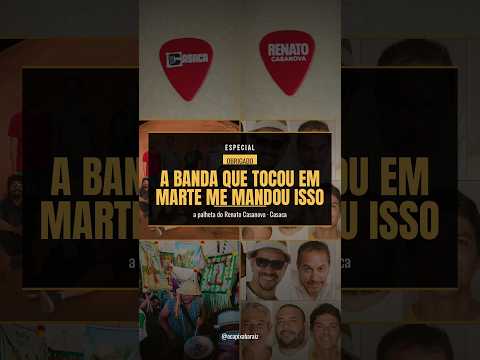 A banda capixaba que tocou em MARTE me mandou isso 🎸 | Casaca · Capixaba Raiz