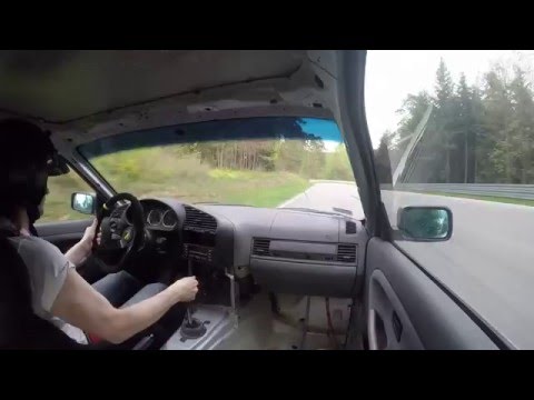 ClassicAuto Cup 2 Runda Tor Kielce 03-05-2016 BMW E36 2.8 onboard run 5