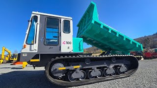 Kettendumper gebraucht kaufen mit 10 t Nutzlast Video Baumaschine Raupendumper #