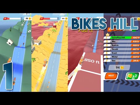 Bikes Hill: level 1 to 8 - Gameplay Walkthrough Part 1 - YouTube