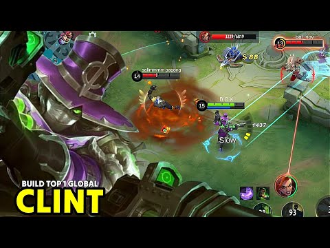 One Shot Build Clint Crazy Critical Damage!! - Build Top 1 Global Clint - Mobile Legend