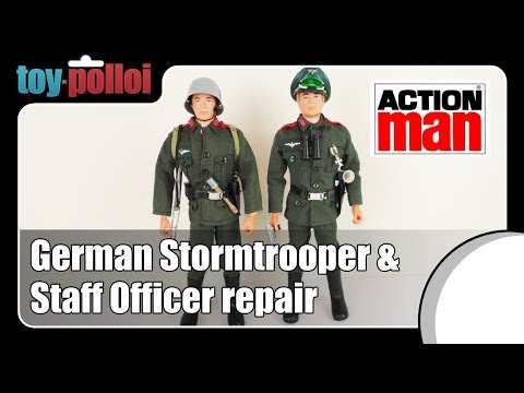Vintage Action Man German Stormtrooper & Staff Officer repair guide - Toy Polloi
