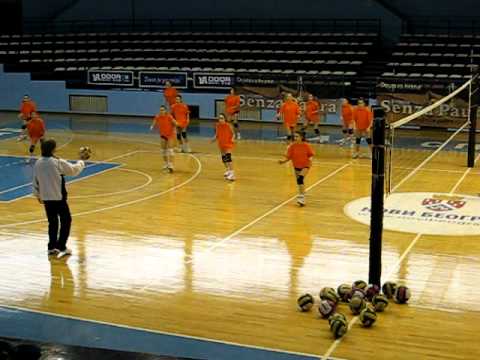 Odbojkaski klub AS Beograd - seminar hala Sportova - BLOK.avi