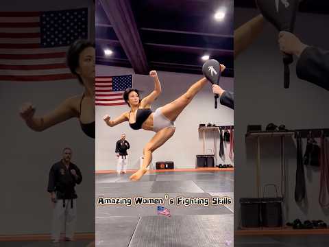 Unbelievable Women's Taekwondo Moves.#Taekwondo#WomenPower#MartialArts#Skills#Shorts#Amazing
