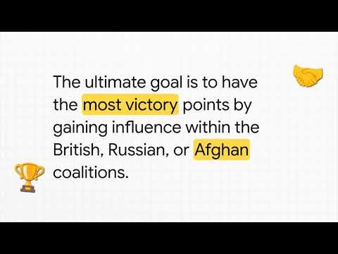 Pax Pamir (Second Edition) – How to Play