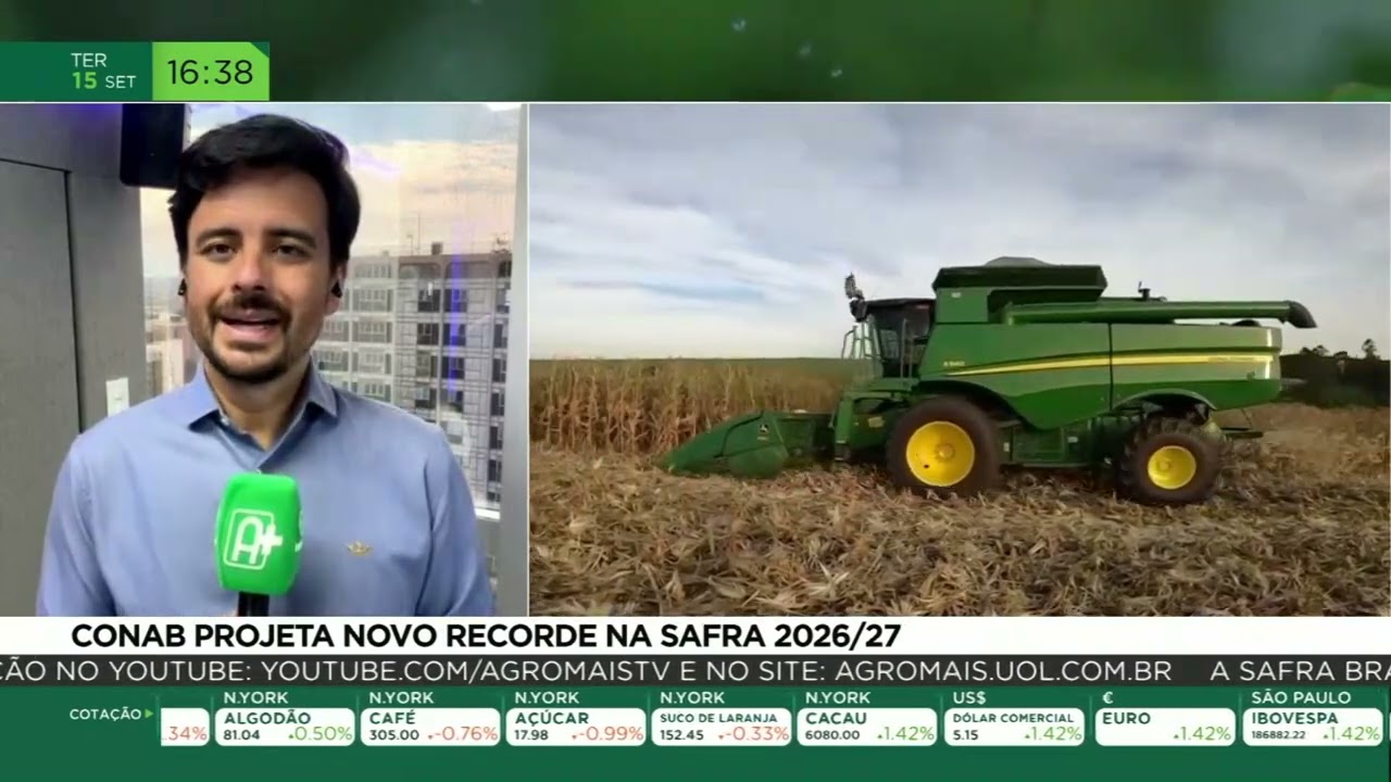 Conab projeta novo recorde na safra 2026/2027