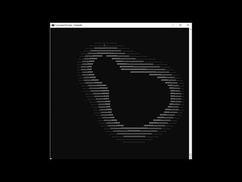 Programming in Haskell Test (ASCII Metaballs)