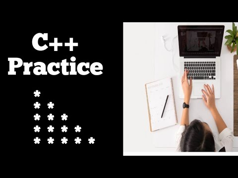 25 C Programming Questions Practice Star Pattern 1