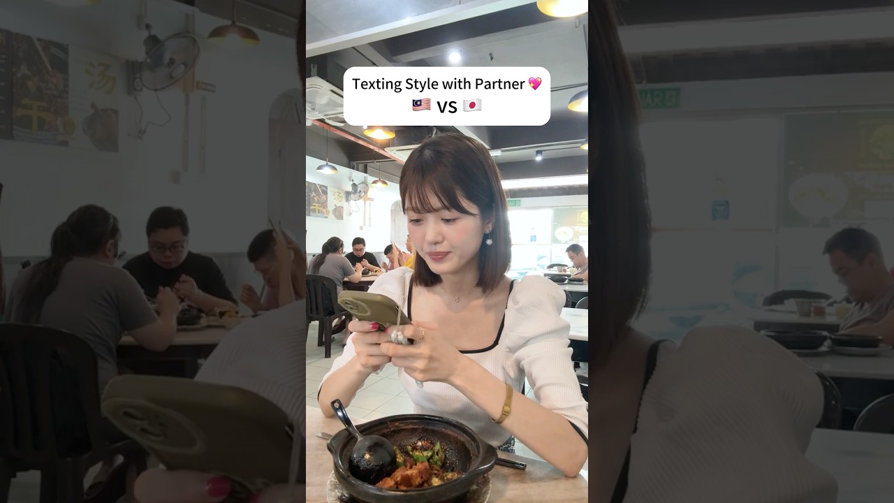 Texting style with partner 🎀 Malaysia vs Japan