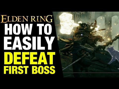 Elden Ring | How To Beat FIRST BOSS EASY Guides and Tips #EldenRing