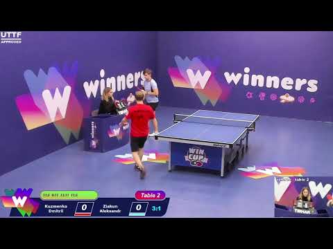 WINners CUP table 2  16.01 Kuzmenko Dmitrii - Ziakun Aleksandr  20:30