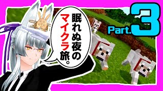 眠れぬ夜のマイクラ旅🦊3夜目。