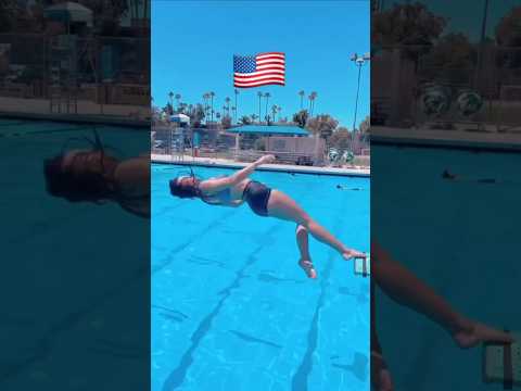 USA VS. POLAND 🎯🤸 #headshot #challenge #stunt #trick #funny #sports