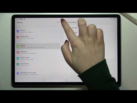 How to Change Screen Timeout in SAMSUNG Galaxy Tab S7 FE – Find Blackout Option