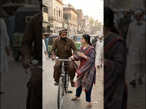 Pathan Cycle Accident | Baji Bohot Khush Qismat Hai | Funny Short Video #shorts #youtubeshorts