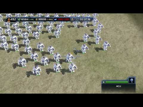 Supreme Commander 2 a lot of nukes