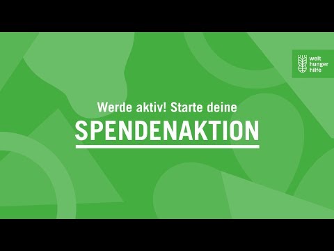 Starte deine Spendenaktion!