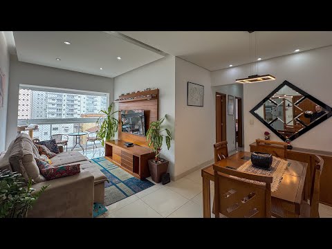 Apartamento com 3 dormitórios à venda, 100 m²  - Boqueirão - Santos/SP