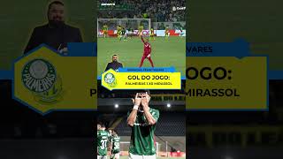 GOL DO JOGO | Palmeiras 1 x 0 Mirassol | Flaco López decide e mantém o 100%! | Voz do Esporte