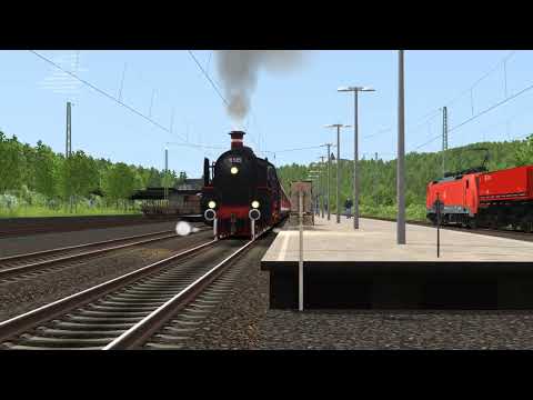 DB 18 505 Steam Special at Bullay