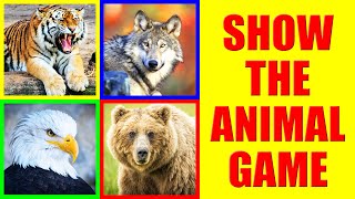 Show me the WILD ANIMAL Game for Kids- Where is the animal?