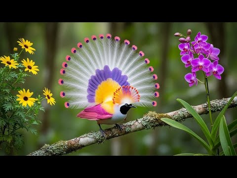 🐦 Best 100 Most Unusual Birds Seen in Winter Forests • 4K ASMR Nature Sounds ✨
