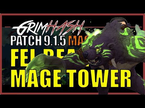 Mage Tower RETURNS & Fel Werebear // Patch 9.1.5 Legion Timewalking // WoW Shadowlands