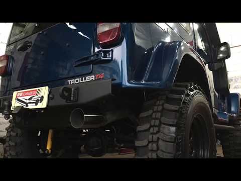 Thumbnail for Troller T4 3.0 Turbo Saída Ponteira Inox 4,5 Polegadas + Escape Direto 3 Polegada - New Escapamentos by Troller T4