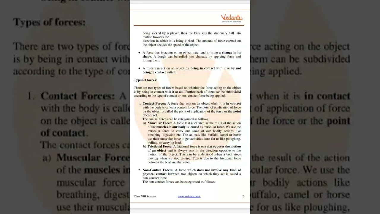 class 8 science chapter 11 notes|Force and pressure notes|Force and pressure NCERT question answer|