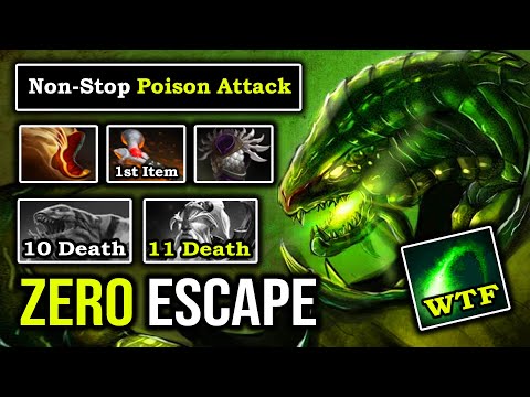 CANCER VIPER MID IS BACK 100% No Escape Non-Stop Poison Attack & First Item Atos Deleted Tide DotA 2