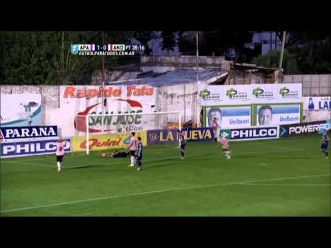 Dos claras para Los Andes. Atlético Paraná 1 - Los Andes 0. Fecha 35. B Nacional 2015. FPT