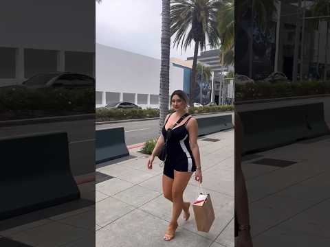 Fashion Street with Stunning fashion model #beauty #fashion #model #fashionstyle #video #outfit