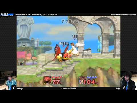 Polybash XIII - Ally vs Holy - Losers Finals - Project M