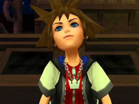 Kingdom Hearts, English cutscene: 170 - Kairi Calling Sora - HD 720p