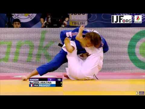 Judo 2016 Grand Prix Tbilisi: Labazina (RUS) - Pruvost (FRA) [-63kg] bronze