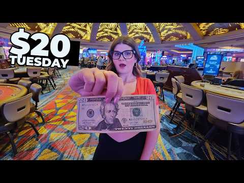 Crushing the Casino Using the $20 Slot Method!