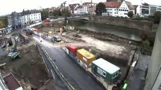 preview picture of video '3. Brückenhaus - Neu-Ulm: Phase Mai 2013 bis April 2014 im Zeitraffer'