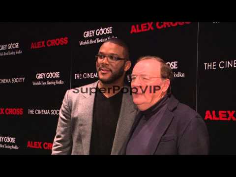 Tyler Perry and James Patterson at The Cinema Society and...