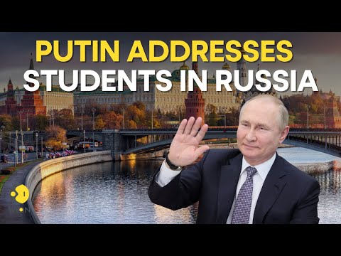 Putin Speech LIVE: Putin meets top students to mark start of Russian school year | WION LIVE