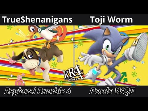 Regional Rumble 4 - Pools WQF - TrueShenanigans (Duck Hunt) vs Toji Worm (Sonic)