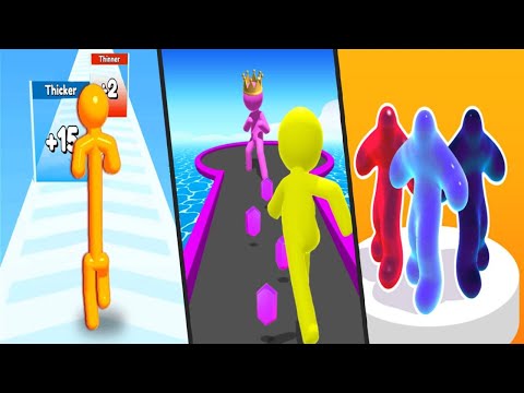 Tall Man Run vs Giant Rush vs Blob Runner 3D - Best levels Gameplay NEW UPDATE - BEST android GAMES