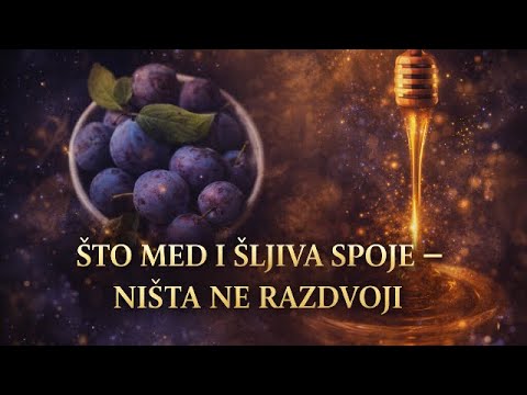 ŠTO MED I ŠLJIVA SPOJE – NIŠTA NE RAZDVOJI