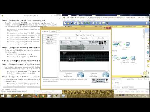 CCNA 4 Packet Tracer Activity 7.1.2.4 solution