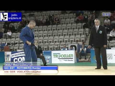 Judo 2010 World Cup Prague: Kunther Rothberg (EST) - Chistopher Voelk (GER) [-73kg]