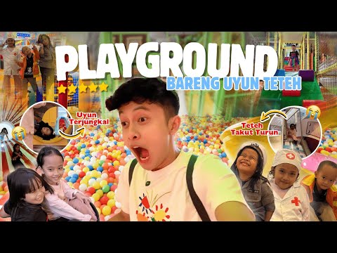 HAVING FUN AT THE PLAYGROUND, UYUN ALMOST PINGS4N⁉️😭