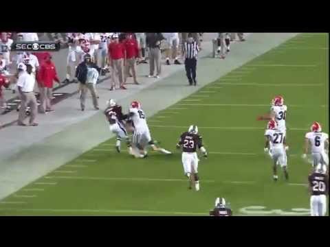 2014 USC vs Georgia - Shon Carson 42 Yd Kickoff Return