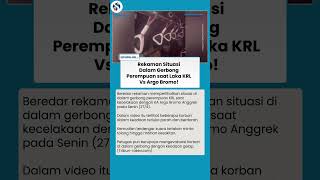 Detik-detik Panik Penumpang Gerbong Perempuan KRL, Terdengar Histeris Minta Tolong & Menangis